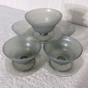 Vintage Tupperware Dessert Dishes Parfait Cups Sundae Cups 10pc
